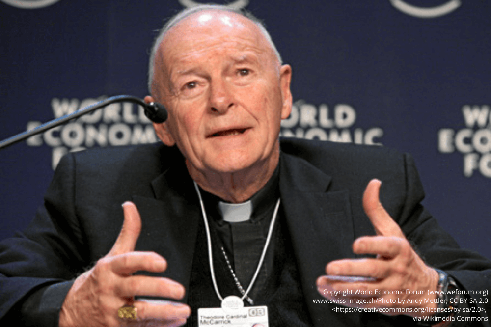 (former) Cardinal McCarrick, Copyright World Economic Forum (www.weforum.org)www.swiss-image.ch/Photo by Andy Mettler, CC BY-SA 2.0 , via Wikimedia Commons