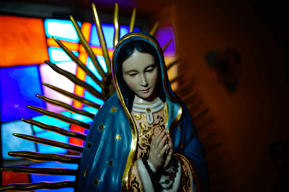 Our Lady of Guadalupe statue at Holy Name of Jesus Parish, Wyoming