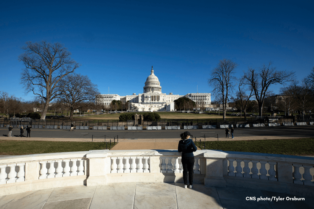 View of the U.S. Capitol building in Washington, D.C. Jan. 2021 by Tyler Orsburn