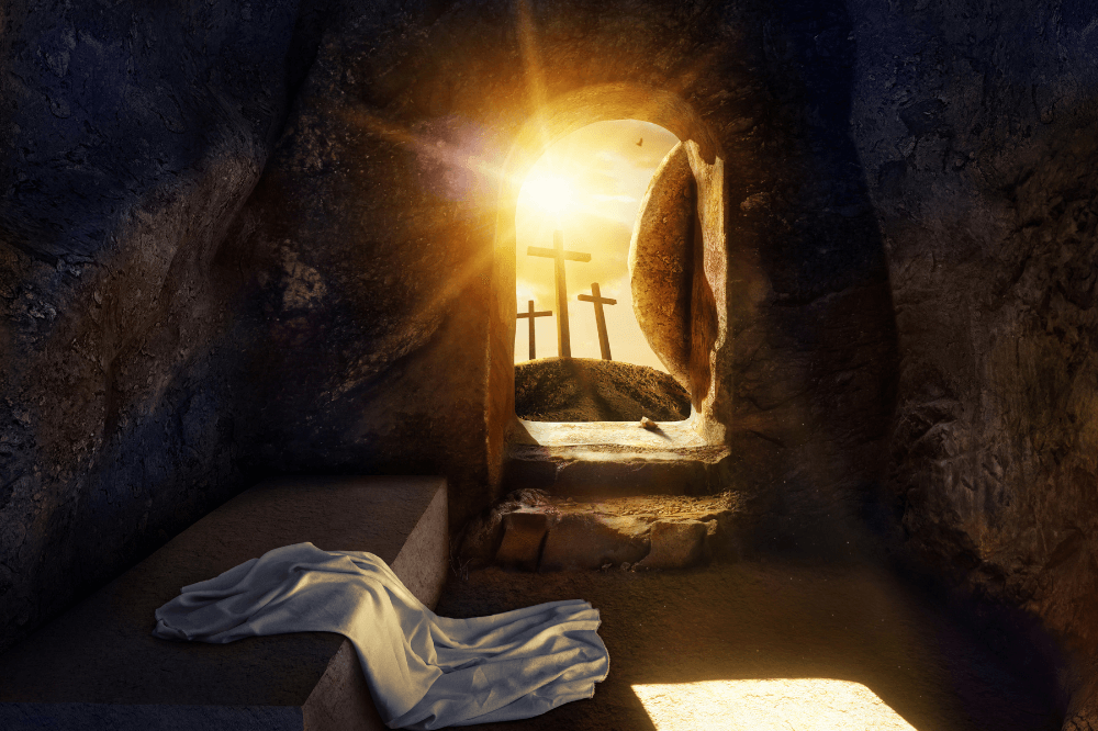 Resurrection of Jesus, empty tomb image