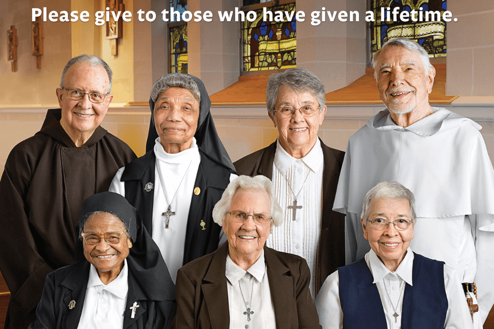 Image of retired women and men religious