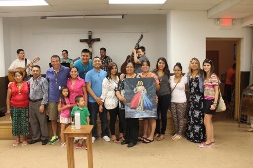 Hispanic Community during Cursillo Retreat