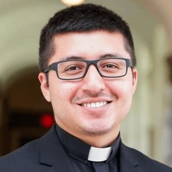 Deacon Eric Hernandez, CSP, who'll be ordained to priesthood May 2023 and will join the Cathedral of Saint Andrew staff in July 2023.