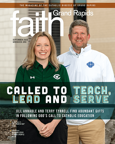 September 2023 FAITH Grand Rapids cover image - homepage feat. Jill Annable and Terry Tyrrell