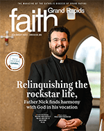 July/August 2024 FAITHGR cover, catalog size - Father Nick Baker