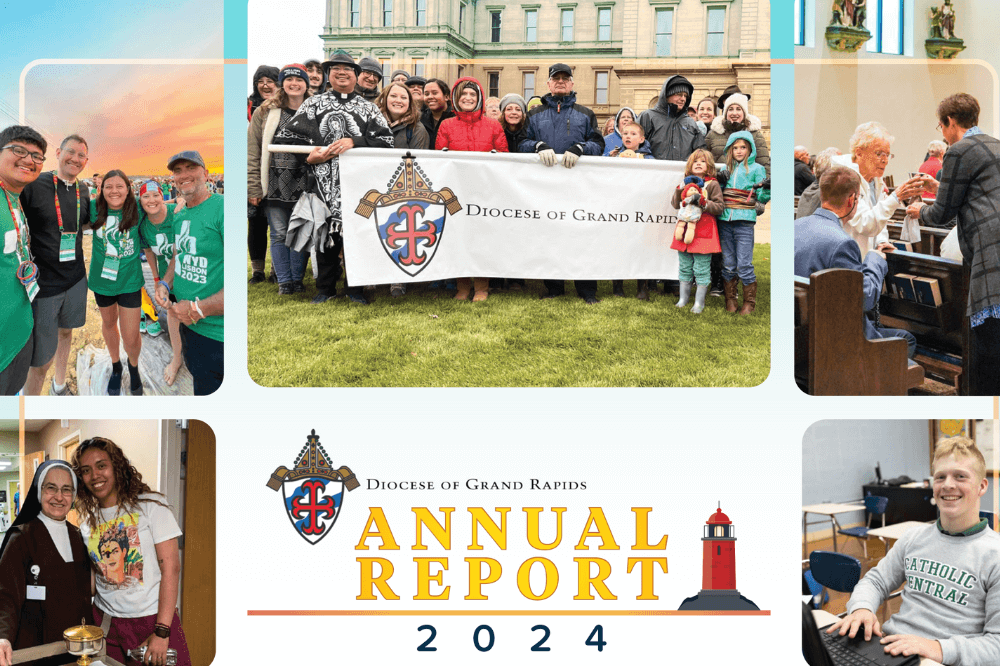 Collage graphic for the 2024 diocesan annual report